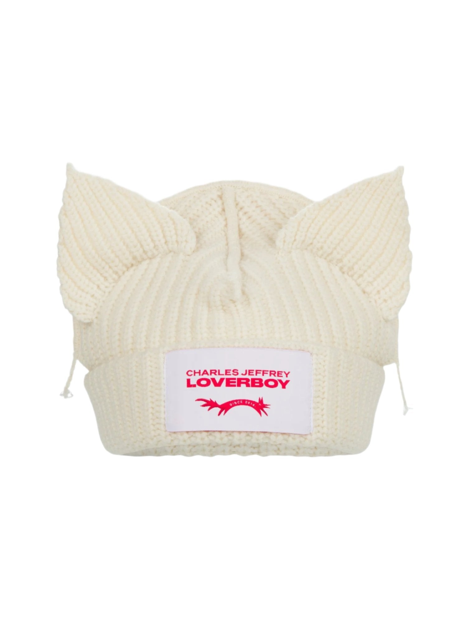 CHARLES JEFFREY LOVERBOY Chunky Ears Beanie Ecru – LAW DIVINE