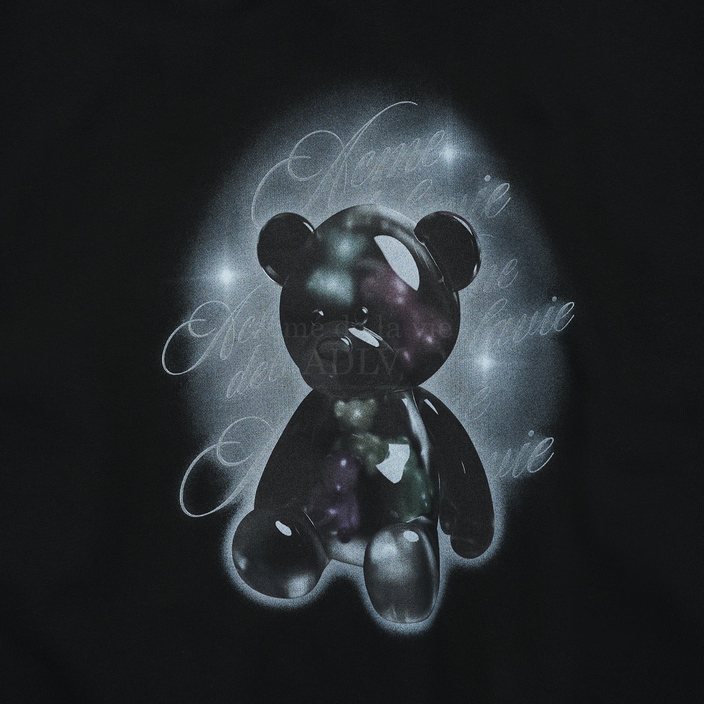 ADLV Clear Bear Hoodie Black