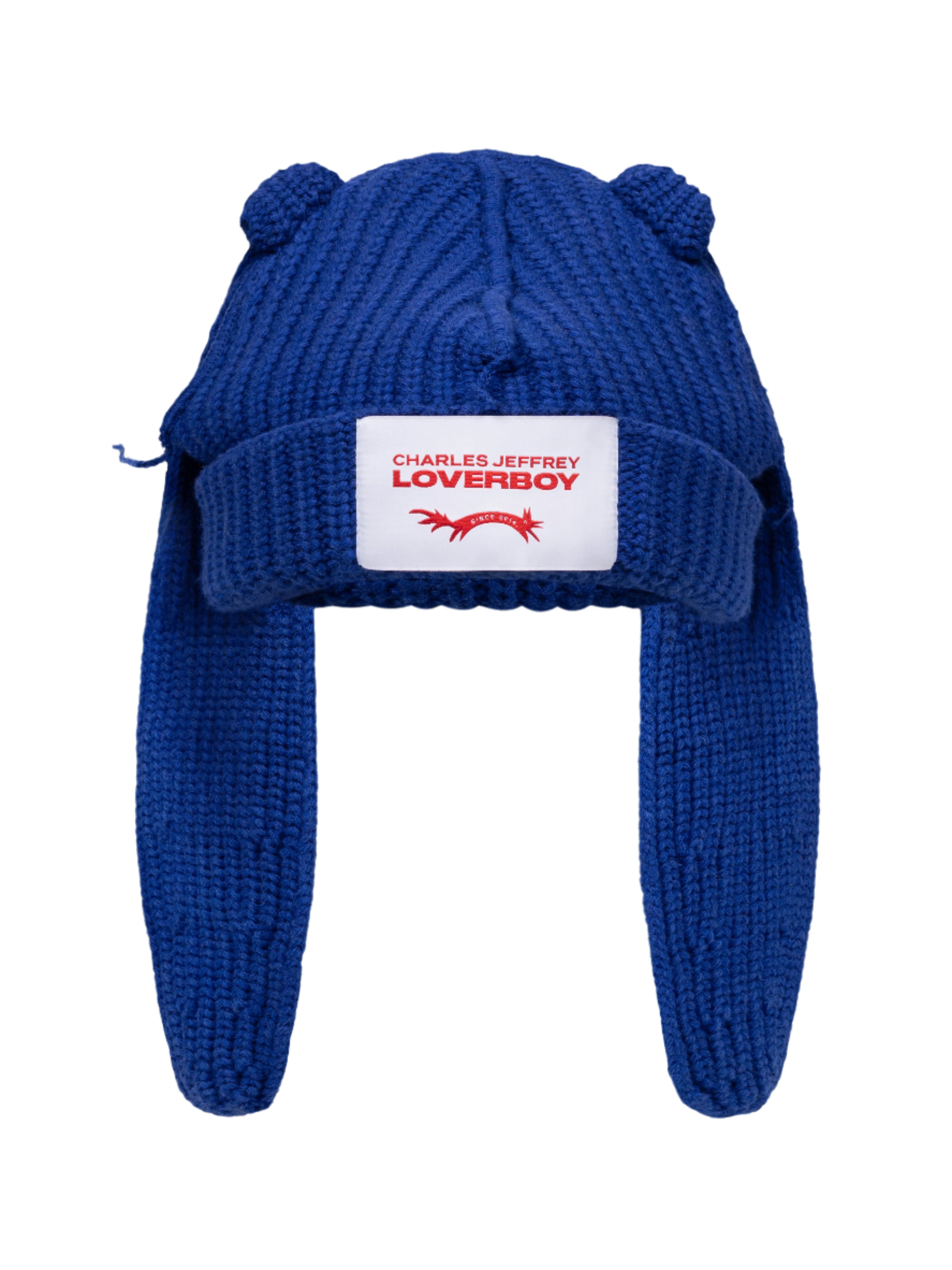 CHARLES JEFFREY LOVERBOY Chunky Rabbit Beanie Blue – LAW DIVINE