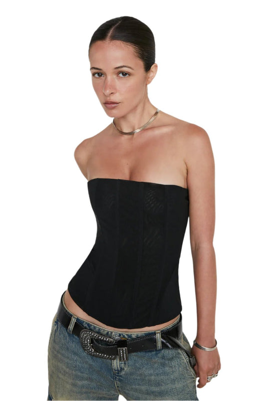 MIAOU Libra Corset Black