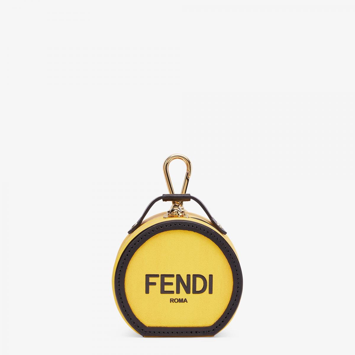 FENDI Yellow Leather Charm