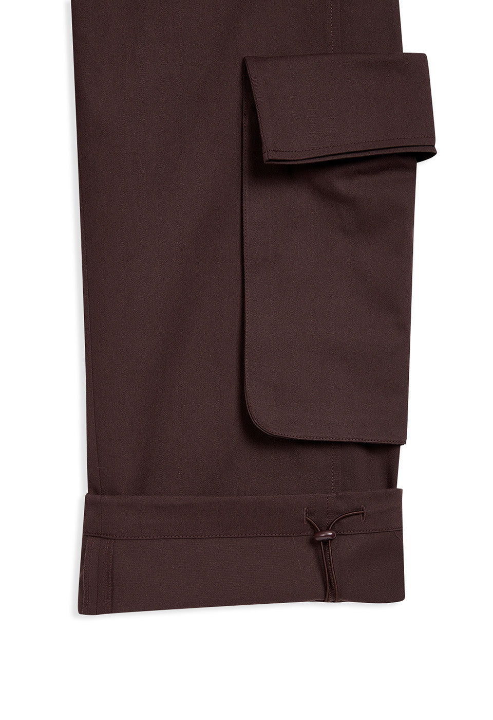 OPEN YY Rolled Waist Cargo Pants Burgundy