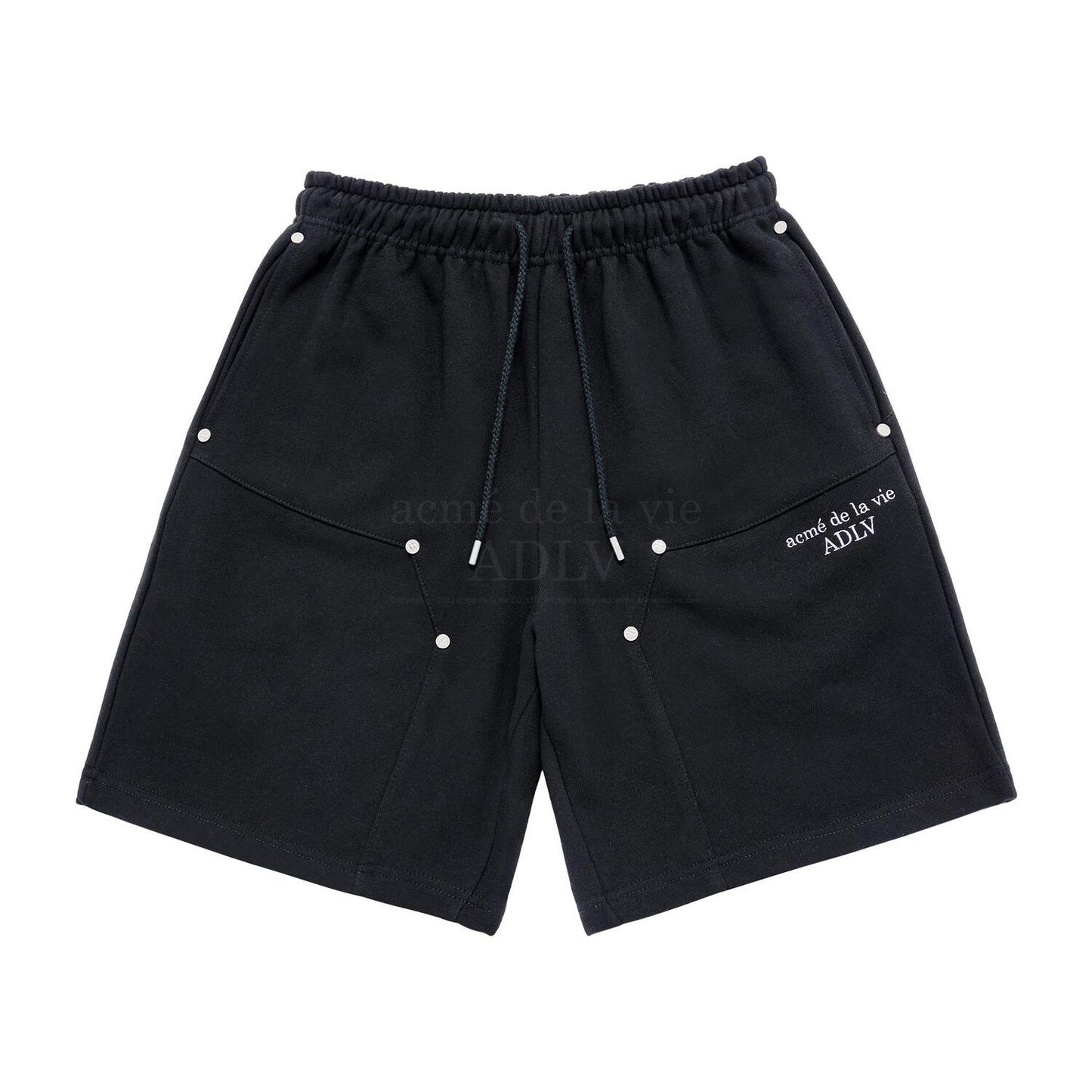 ADLV Basic Logo Needlework Short Pants Black