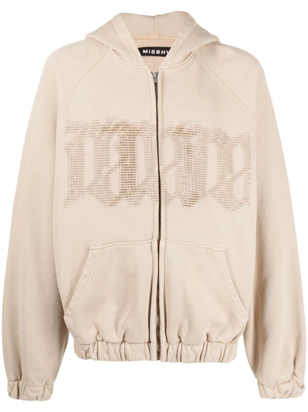 MISBHV Frequency Zipped Hoodie Beige