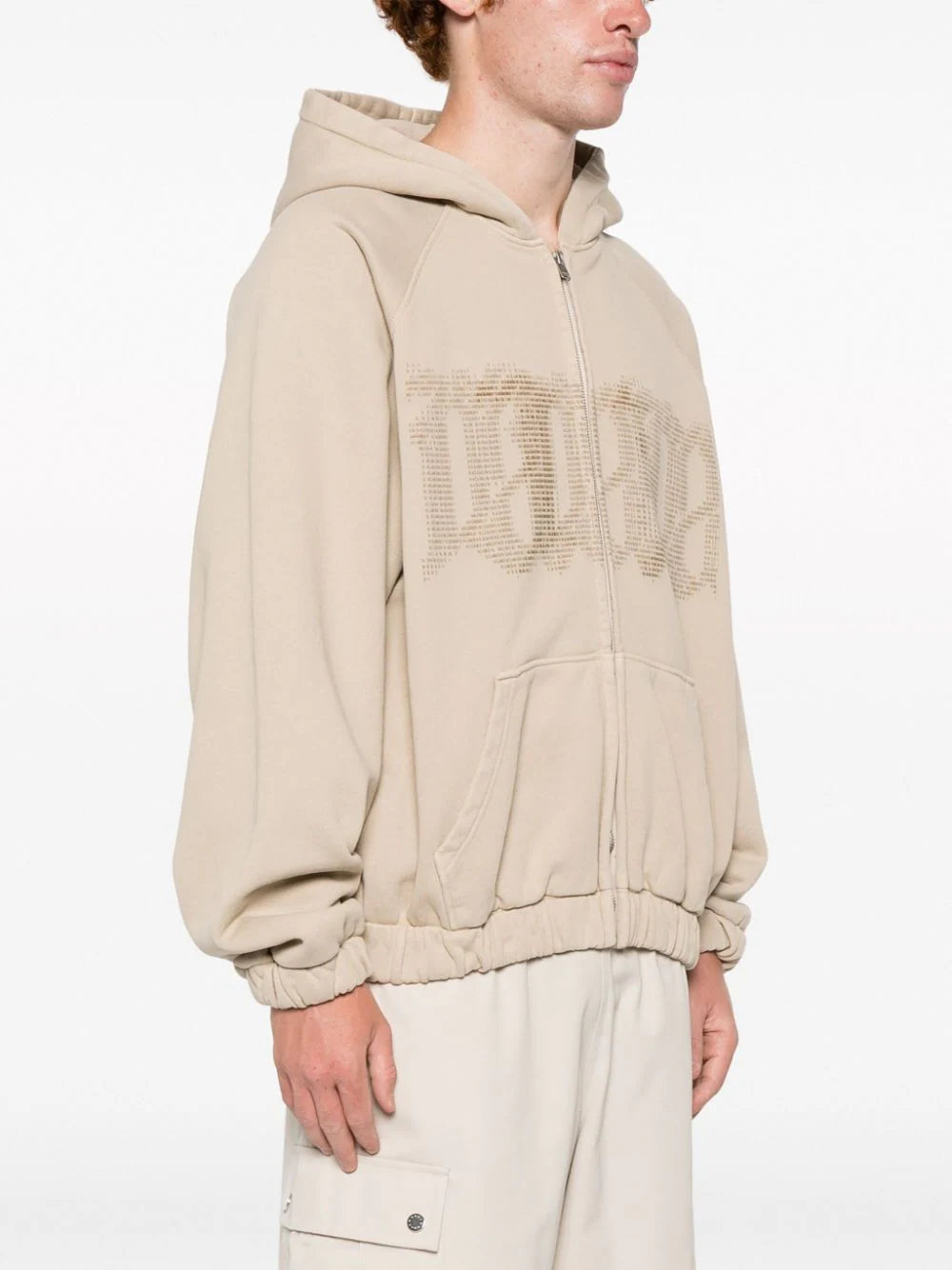 MISBHV Frequency Zipped Hoodie Beige