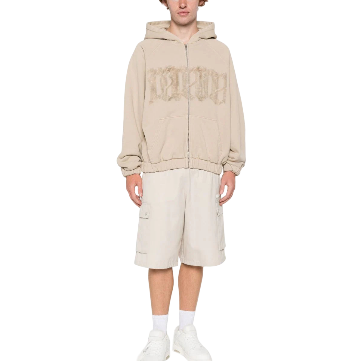 MISBHV Frequency Zipped Hoodie Beige