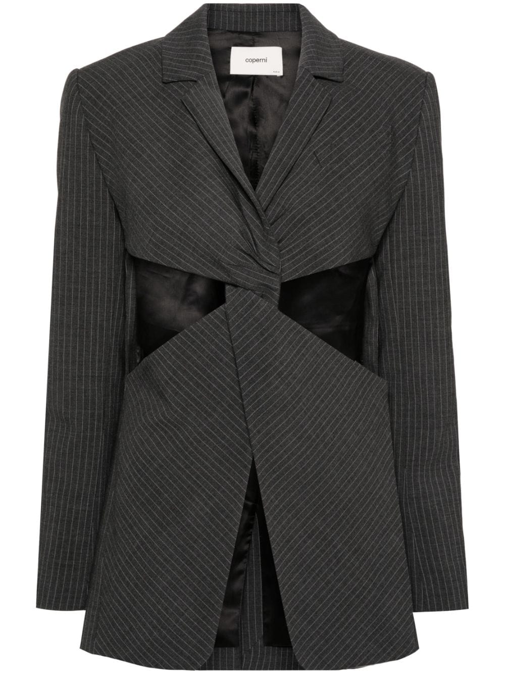 COPERNI Pinstriped Twisted Blazer