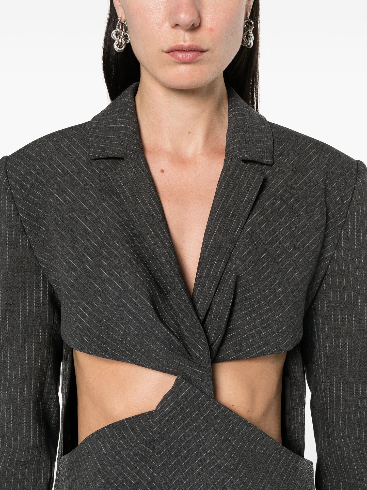 COPERNI Pinstriped Twisted Blazer