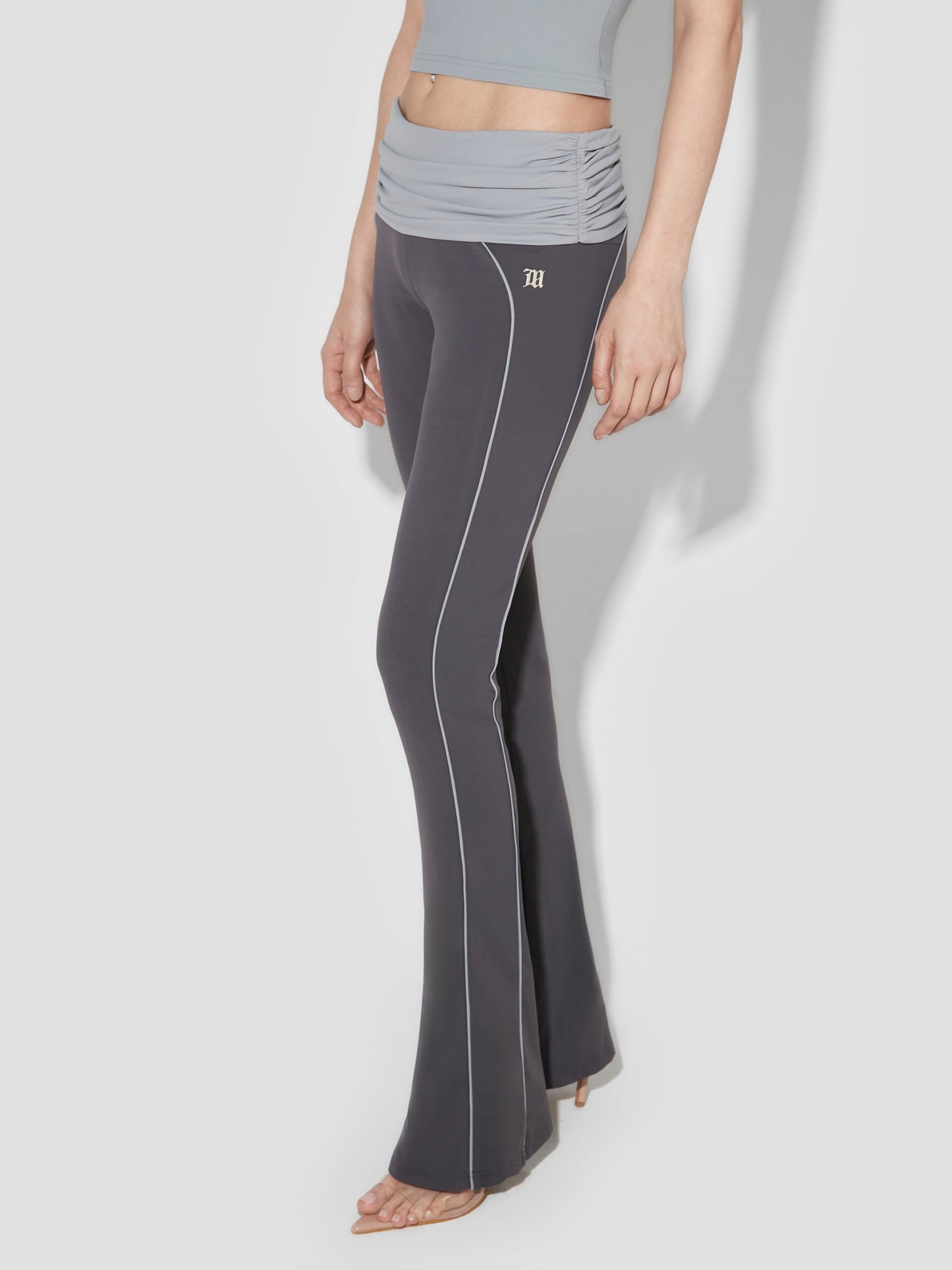 MISBHV Lycra Flared Wrapped Pants