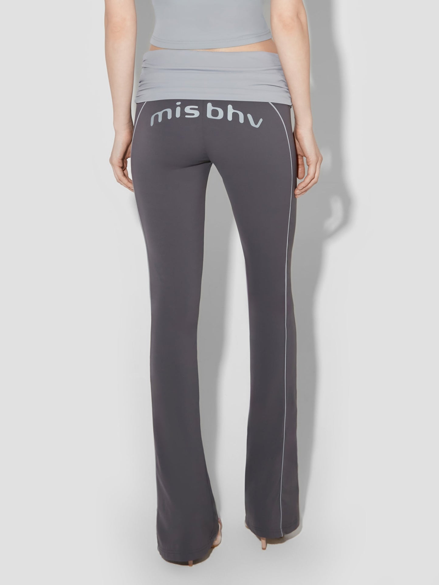 MISBHV Lycra Flared Wrapped Pants