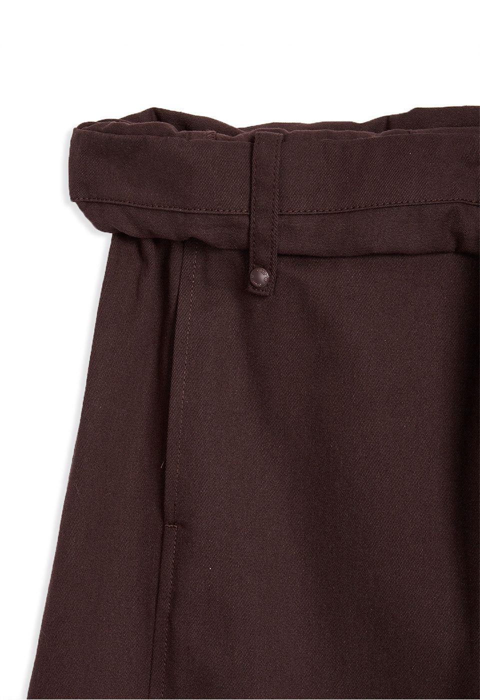 OPEN YY Rolled Waist Cargo Pants Burgundy