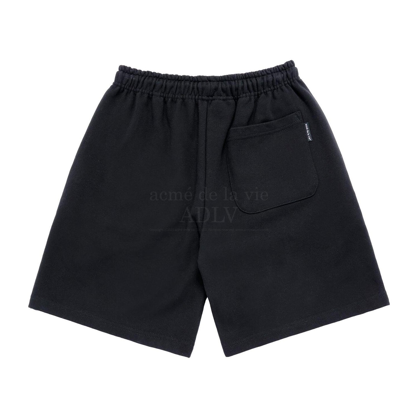 ADLV Basic Logo Needlework Short Pants Black