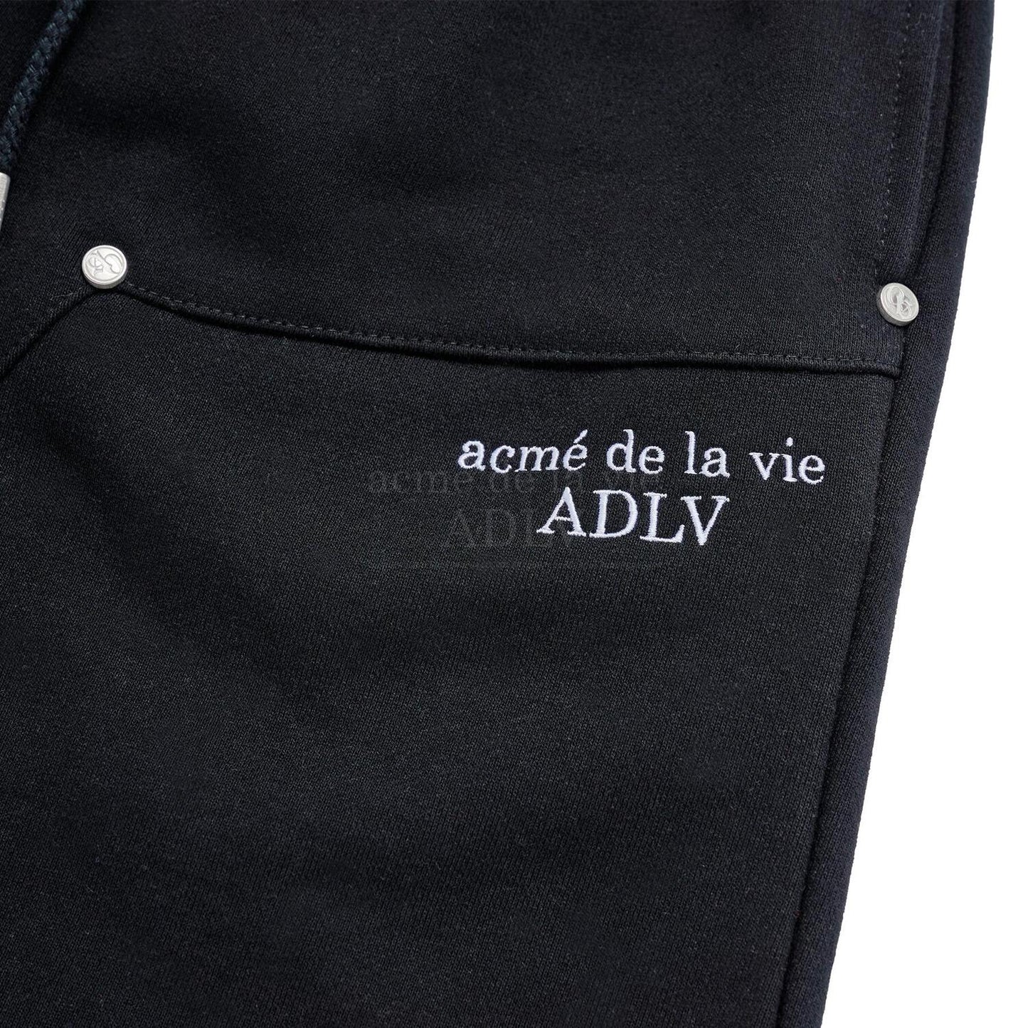 ADLV Basic Logo Needlework Short Pants Black