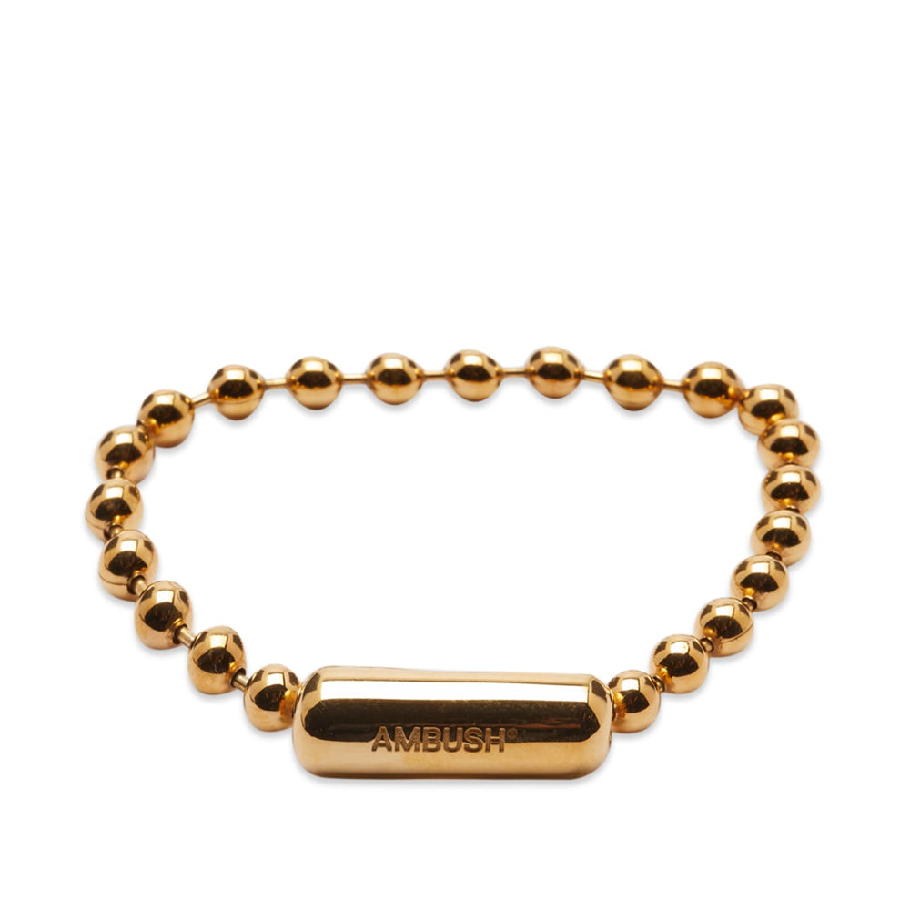 AMBUSH Ball Chain Bracelet Gold