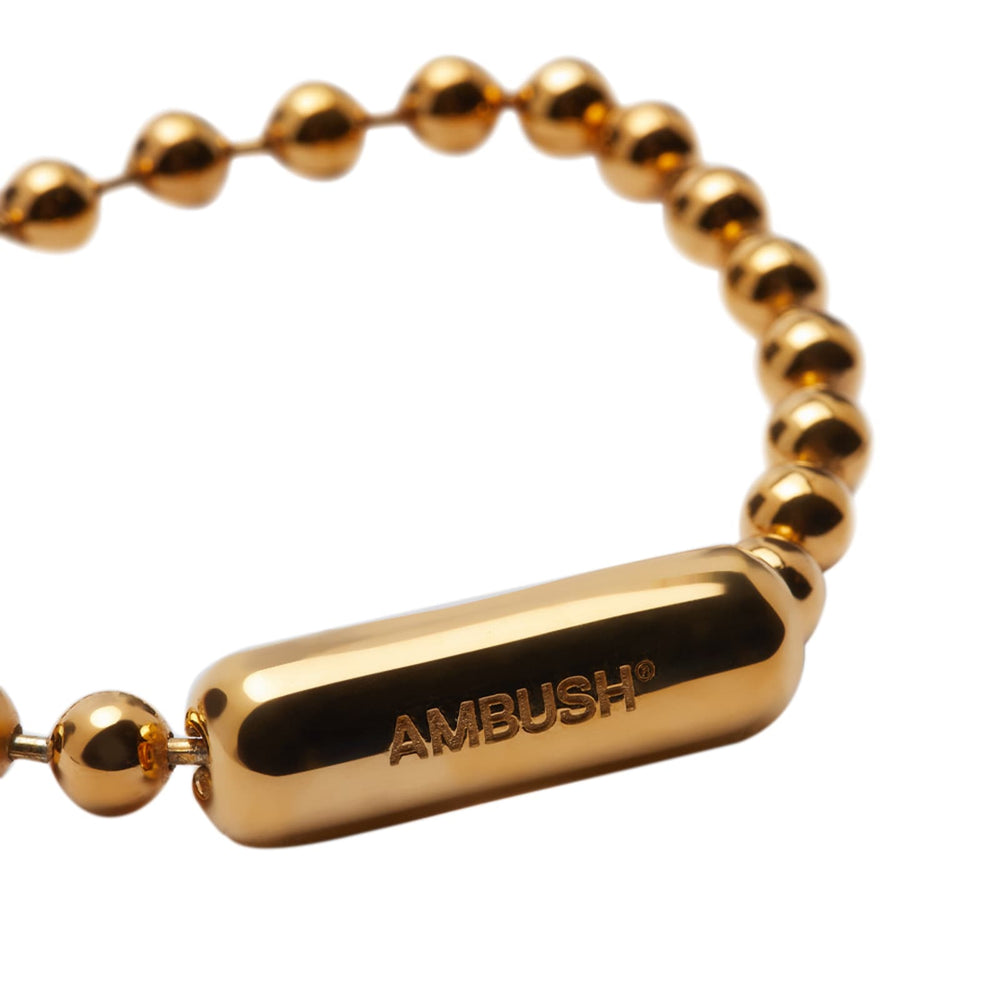 AMBUSH Ball Chain Bracelet Gold