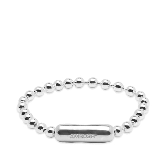 AMBUSH Ball Chain Bracelet Silver