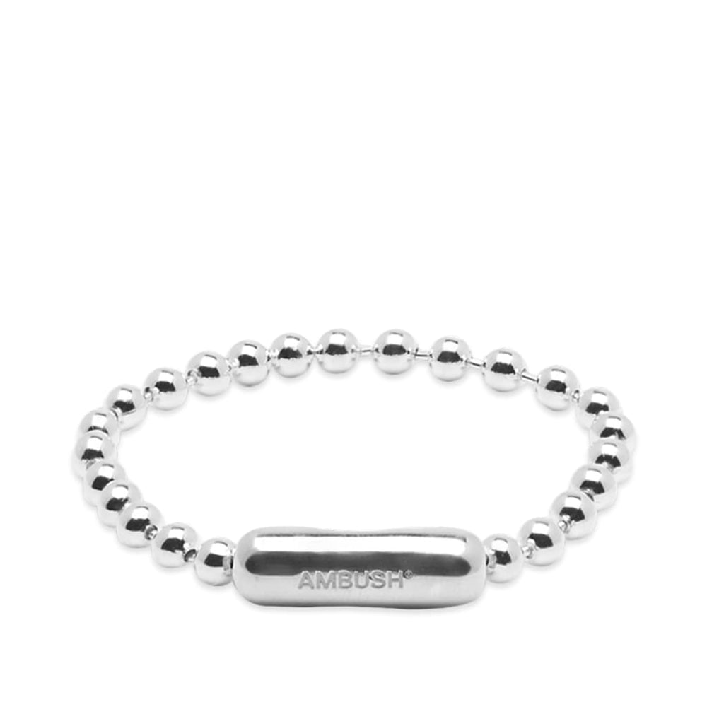 AMBUSH Ball Chain Bracelet Silver