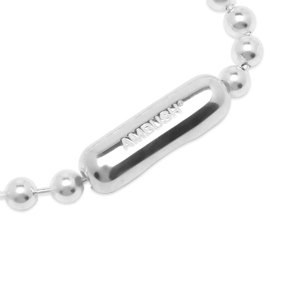 AMBUSH Ball Chain Bracelet Silver