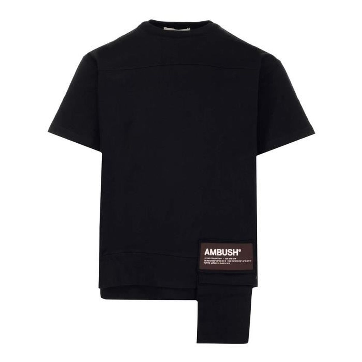 AMBUSH Black Waist Pocket T-shirt