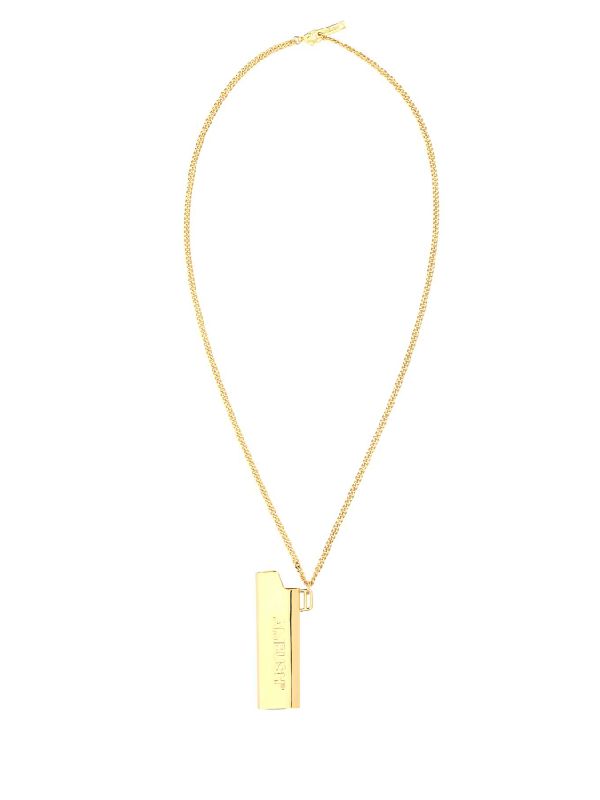 AMBUSH Logo Lighter Case Pendant Necklace
