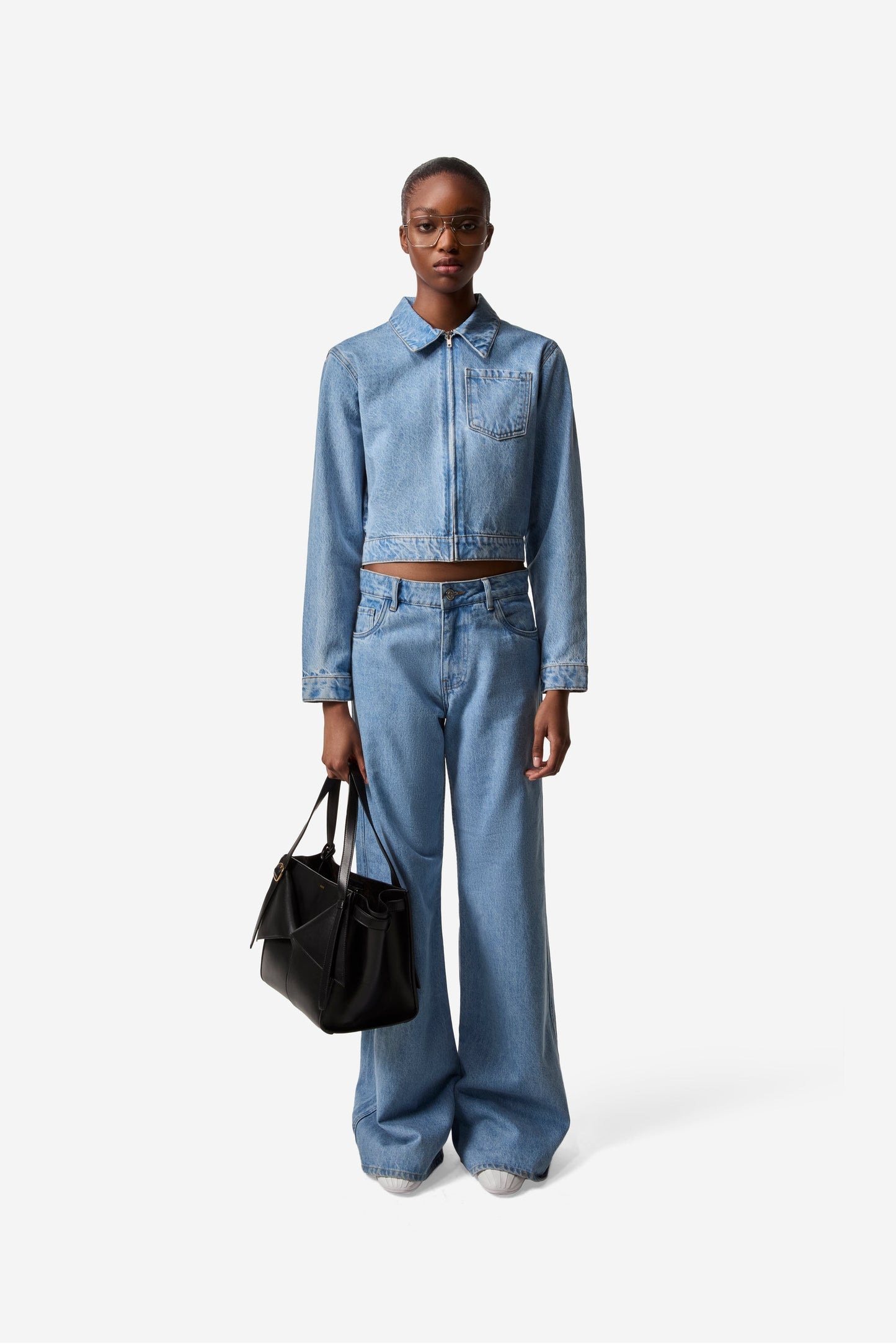 COPERNI Wide Leg Denim Pants Blue