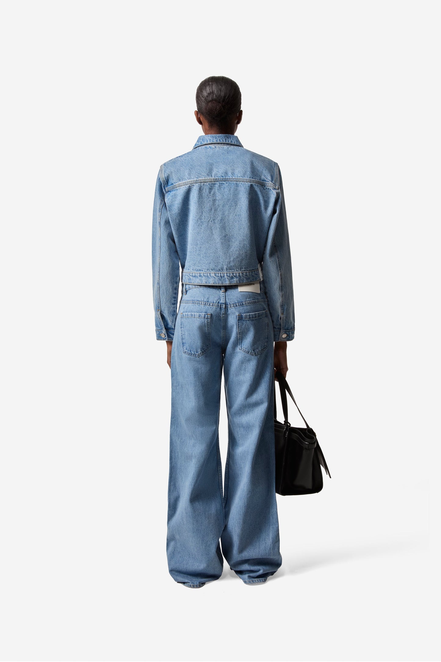 COPERNI Wide Leg Denim Pants Blue