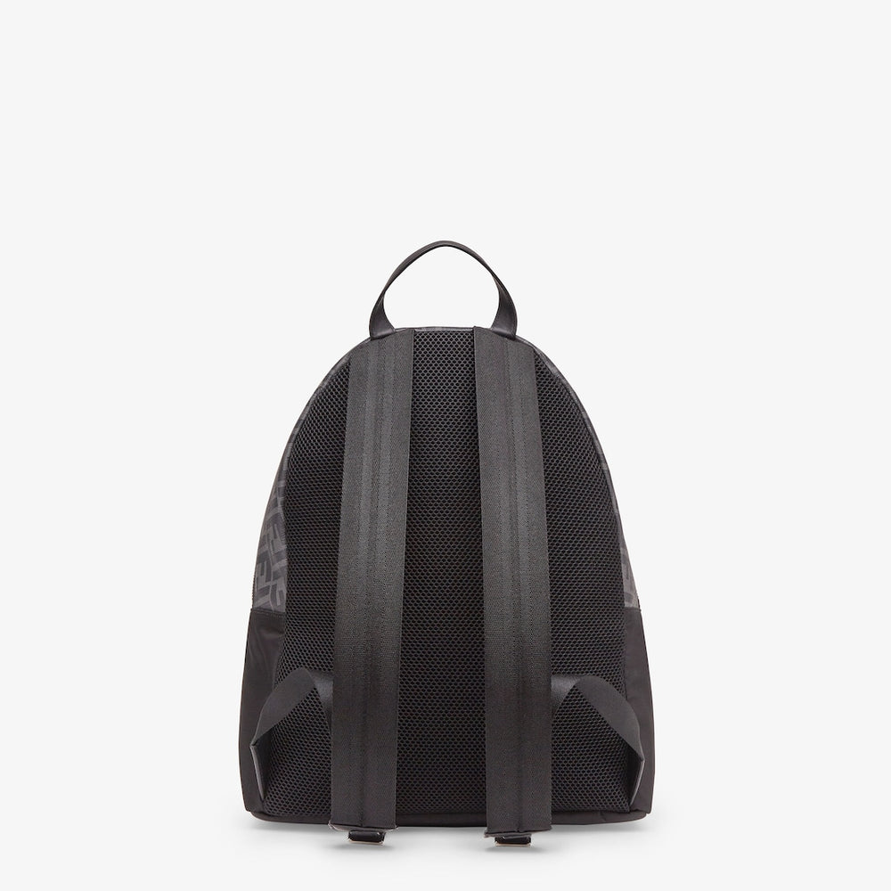 FENDI Diagonal Black Nylon Backpack