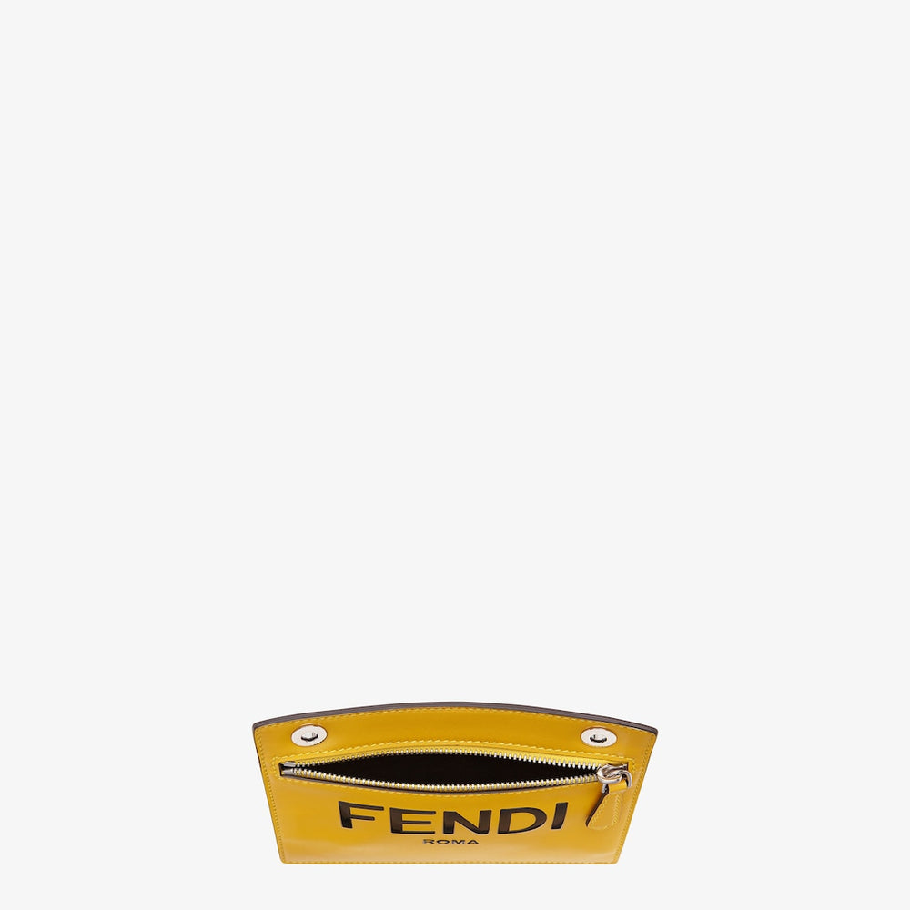 FENDI Yellow leather pocket