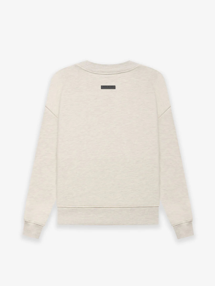 FEAR OF GOD Eternal Fleece Crewneck Warm Heather Oatmeal