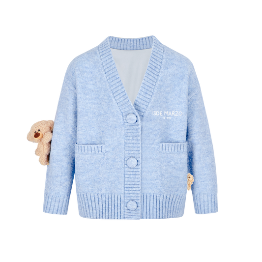 13DE MRAZO BabyBear Knit Cardigan Blue