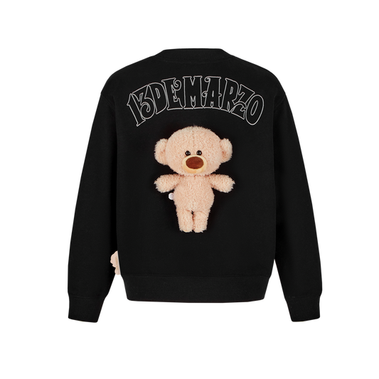 13DE MARZO BabyBear Crewneck Sweater Black