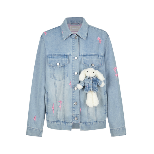 13DE MARZO Doozoo Costume Denim Jacket Blue