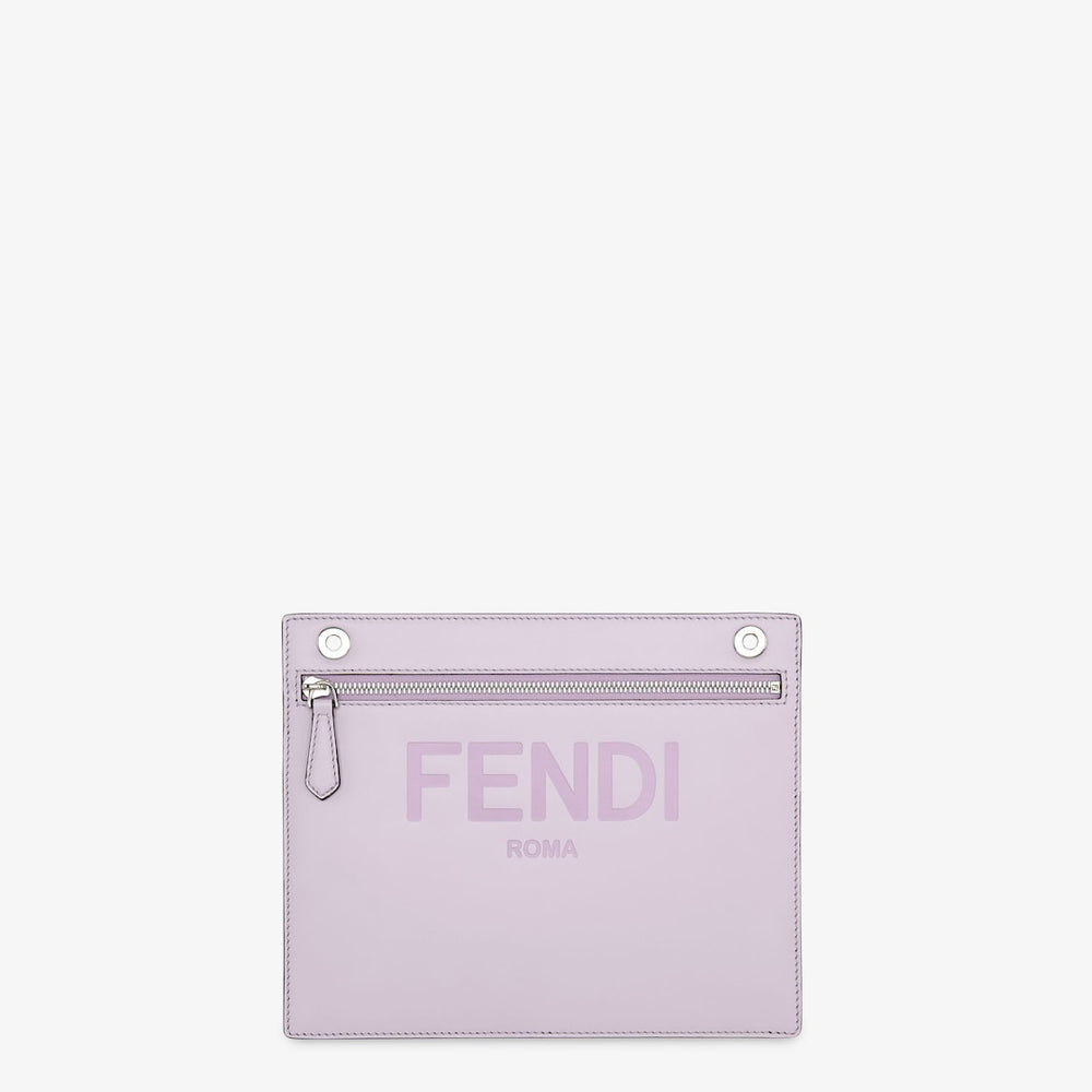 FENDI Lilac Leather Pocket