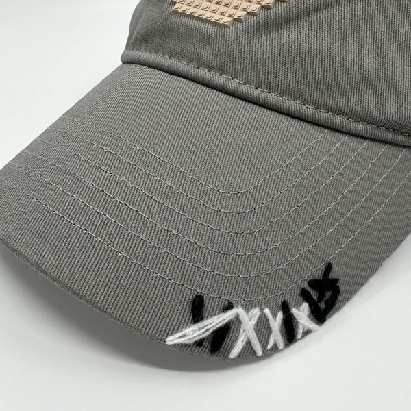MHRS 8-BIT Double C Bear Hand Stitched Hat