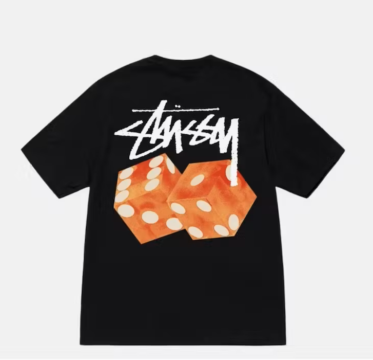 SUPREME Stussy Dice Tee-Black