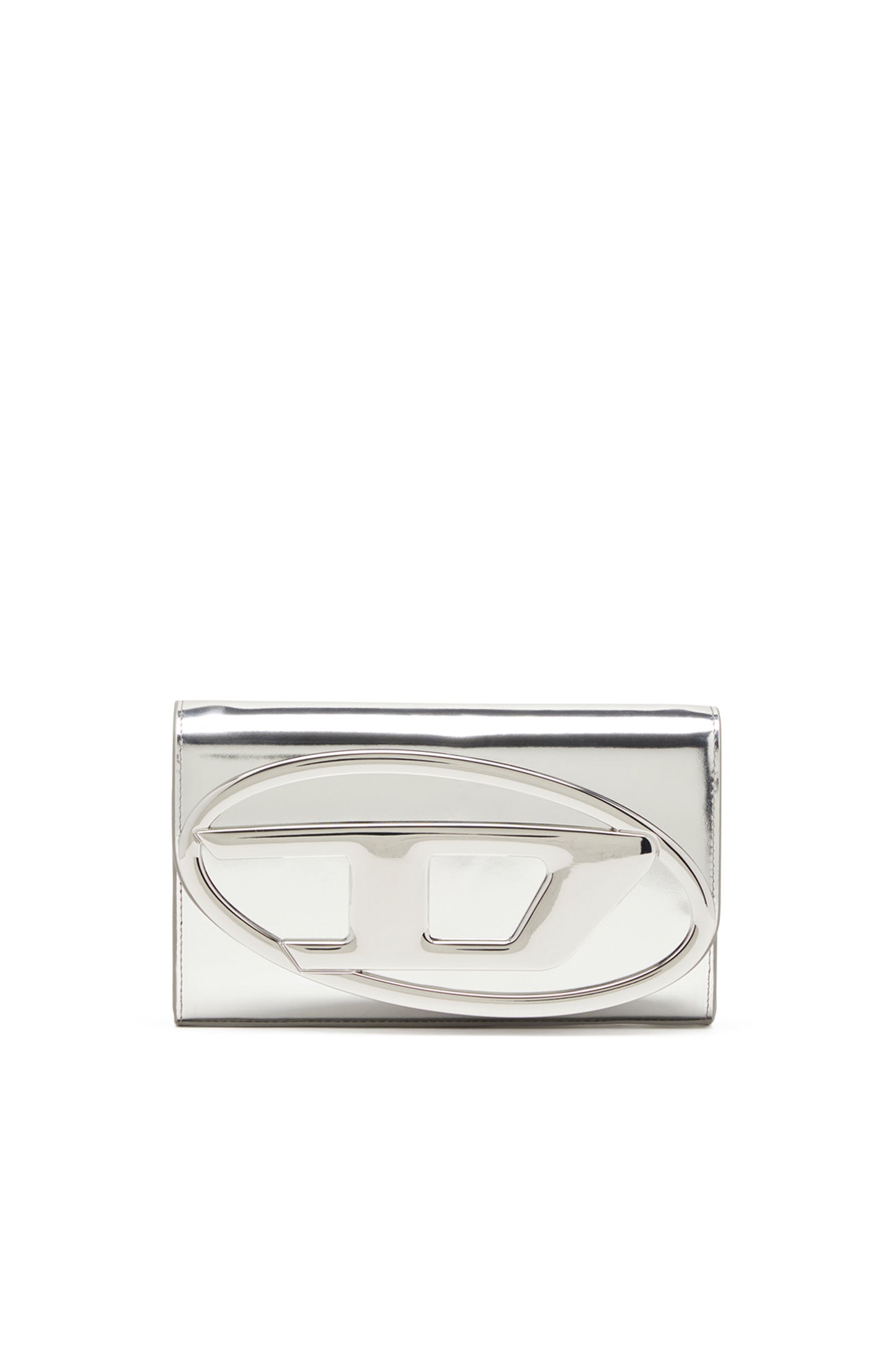 DIESEL 1dr Wallet Strap Silver