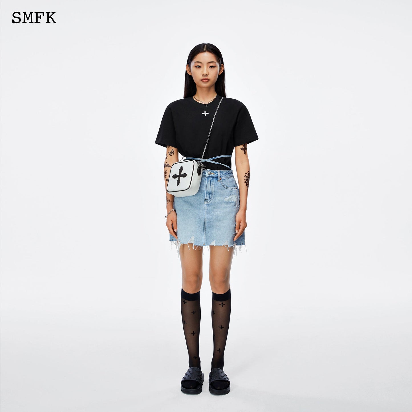 SMFK Black Compass Biker Tee