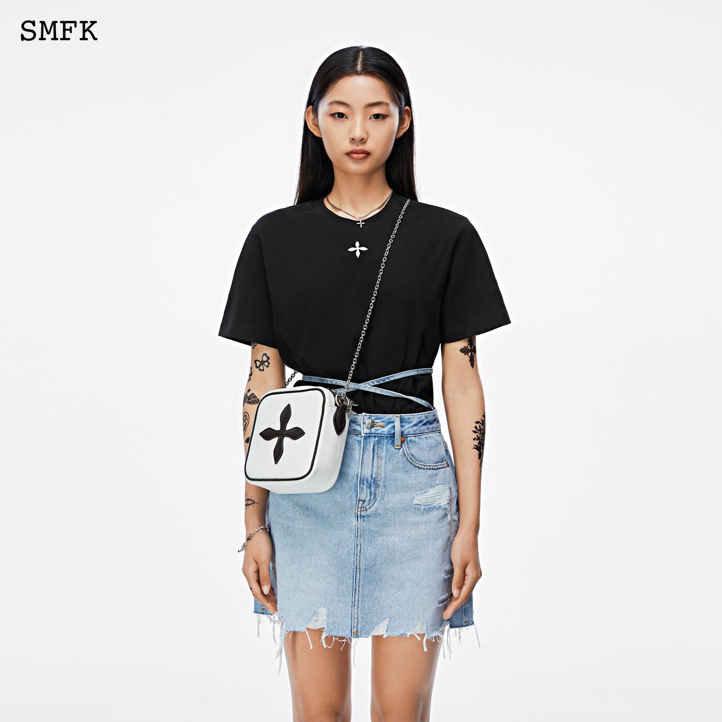 SMFK Black Compass Biker Tee