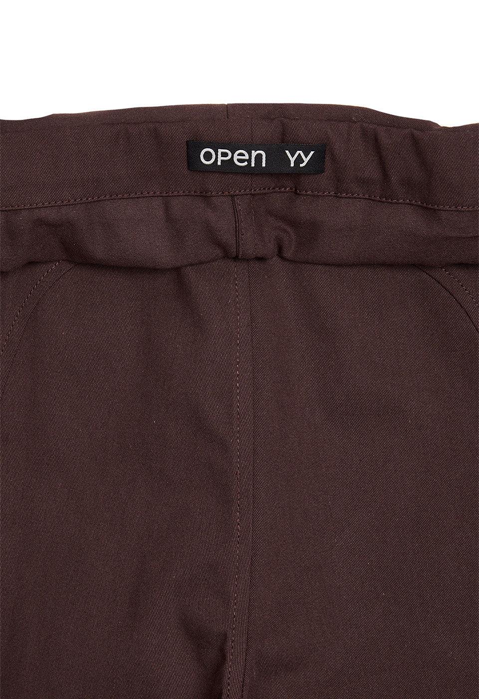 OPEN YY Rolled Waist Cargo Pants Burgundy