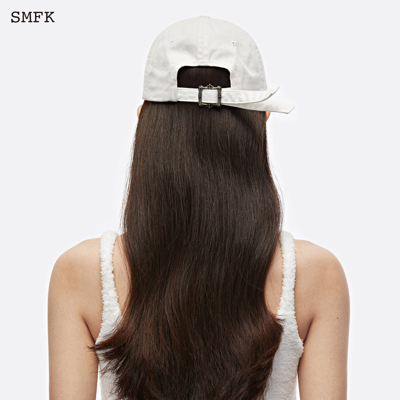 SMFK Compass Black Night Flower Vintage Baseball Cap Sky White