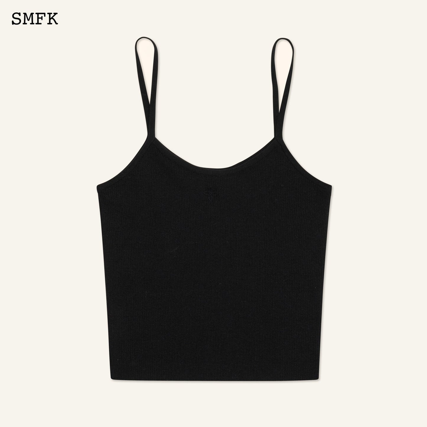 SMFK Compass Cross Classic Knitted Vest Top Black