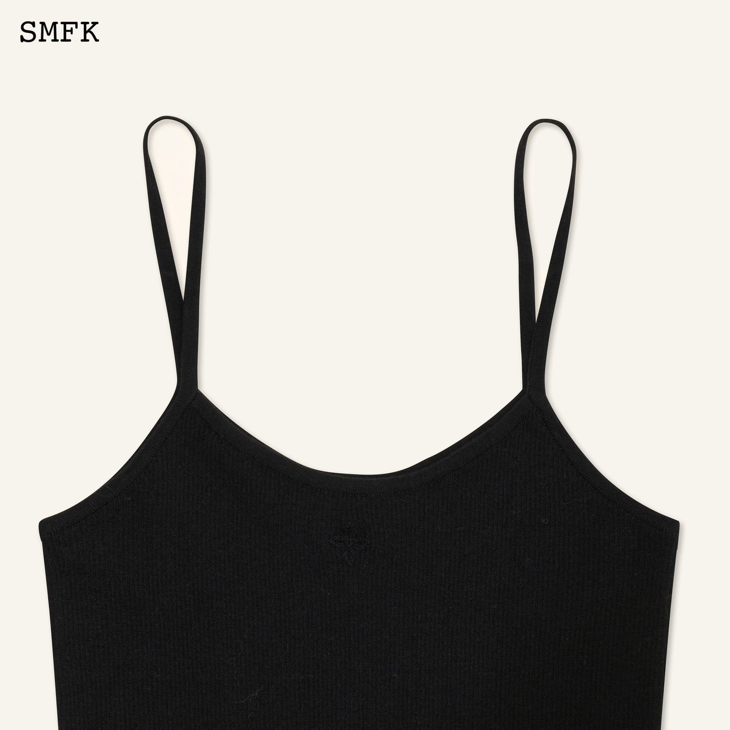 SMFK Compass Cross Classic Knitted Vest Top Black