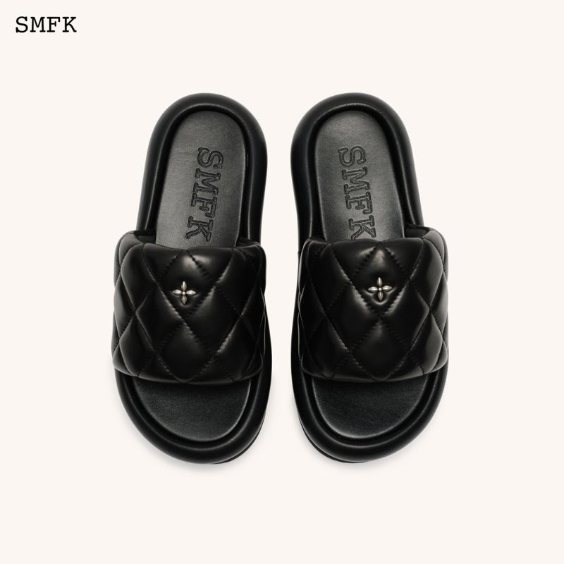 SMFK Compass Dark Bread Shape Slippers