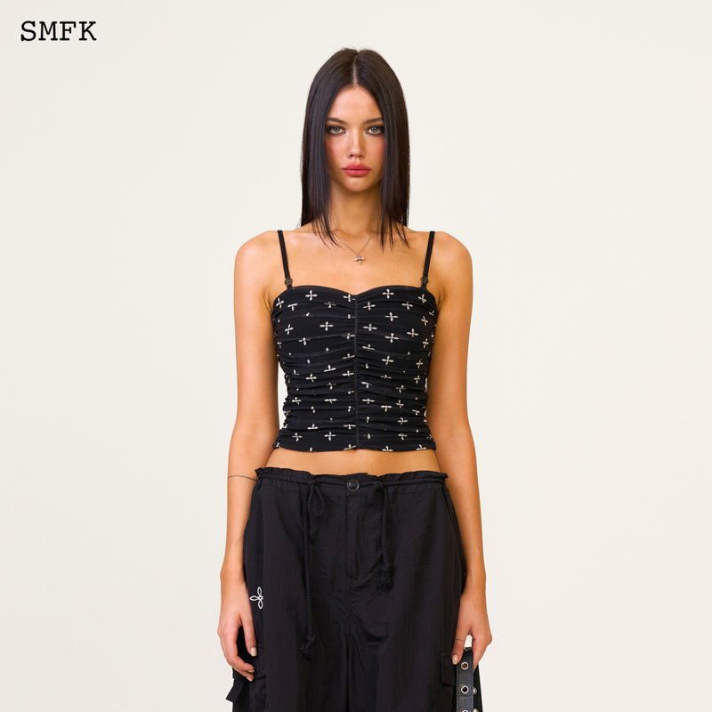 SMFK Compass Garden Saro Vest Top Black