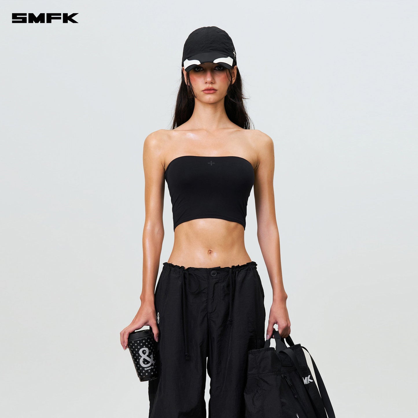 SMFK Compass Hug Skin Tube Top Black