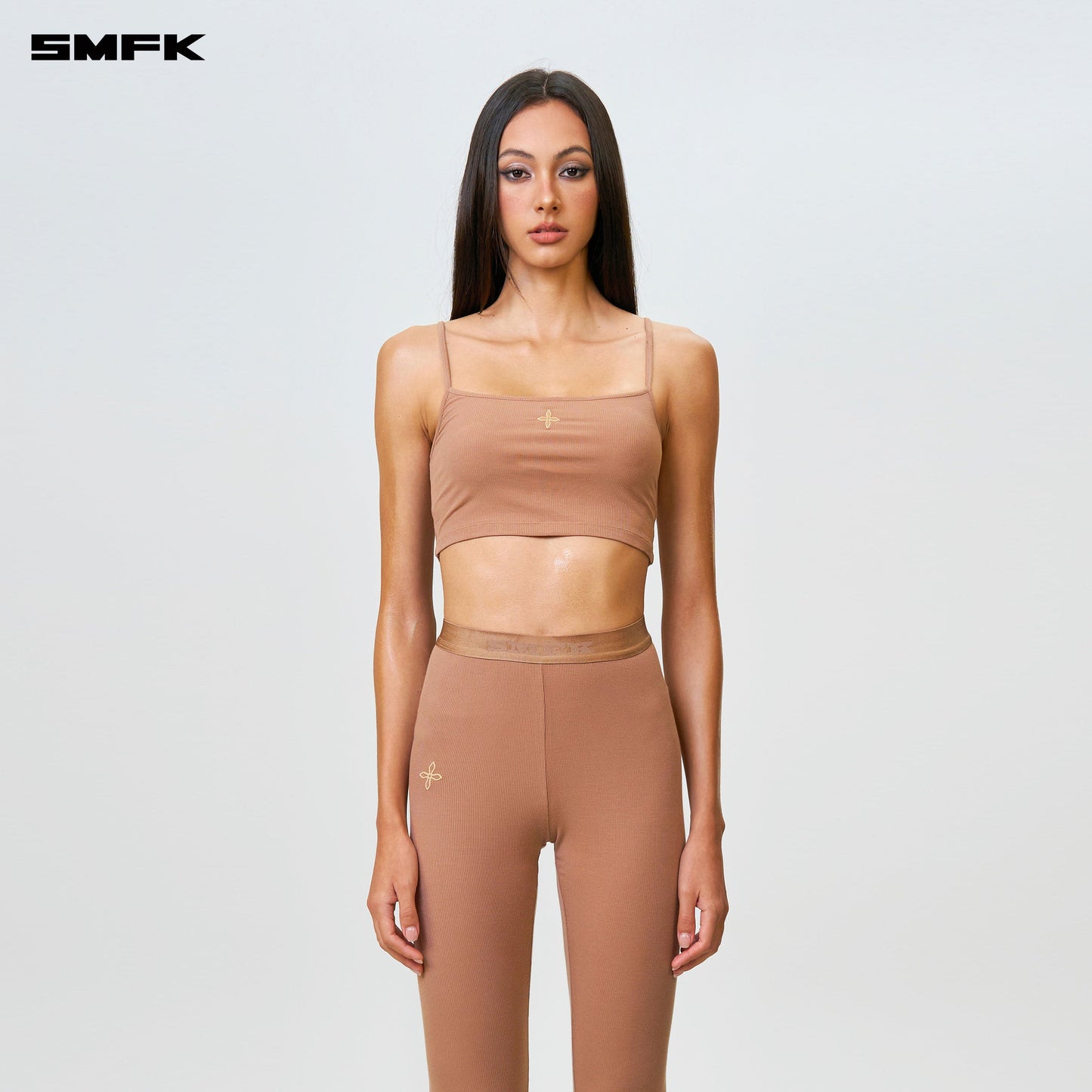 SMFK Compass Hug Ultra-Short Sports Strap Top Nude