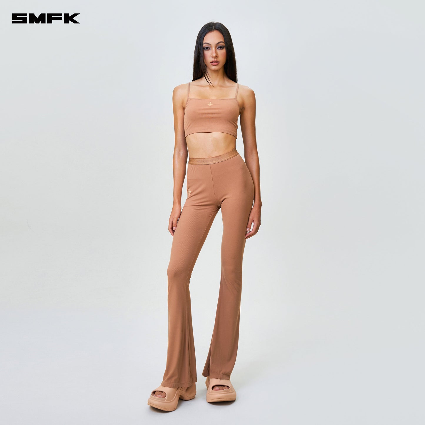 SMFK Compass Hug Ultra-Short Sports Strap Top Nude