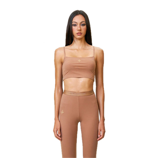 SMFK Compass Hug Ultra-Short Sports Strap Top Nude