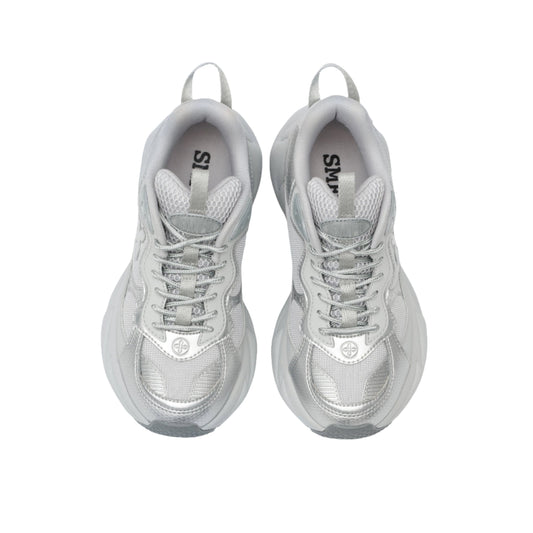 SMFK COMPASS WAVE Retro Jogging Shoes In Gray