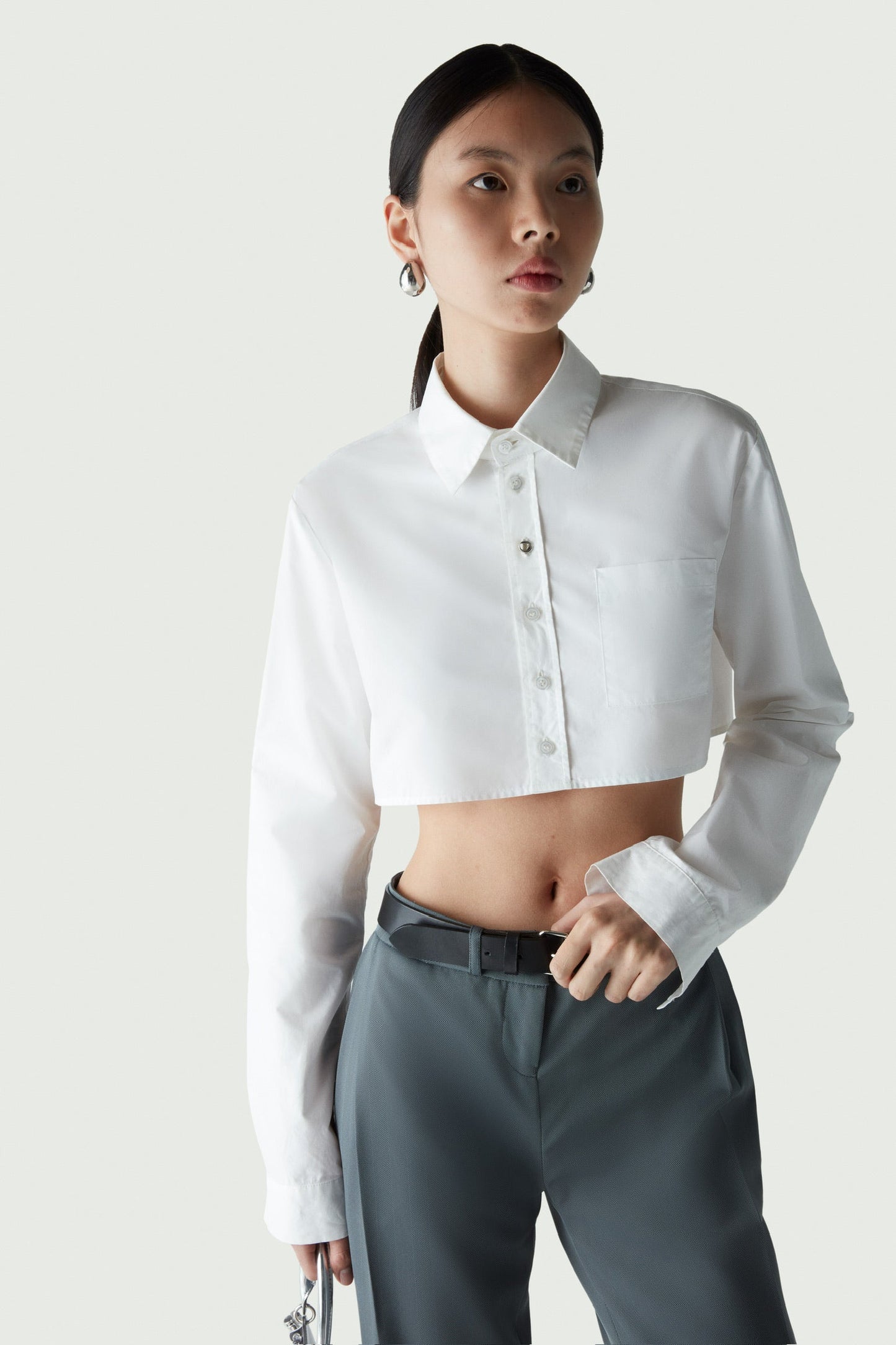 COPERNI Cropped Shirt